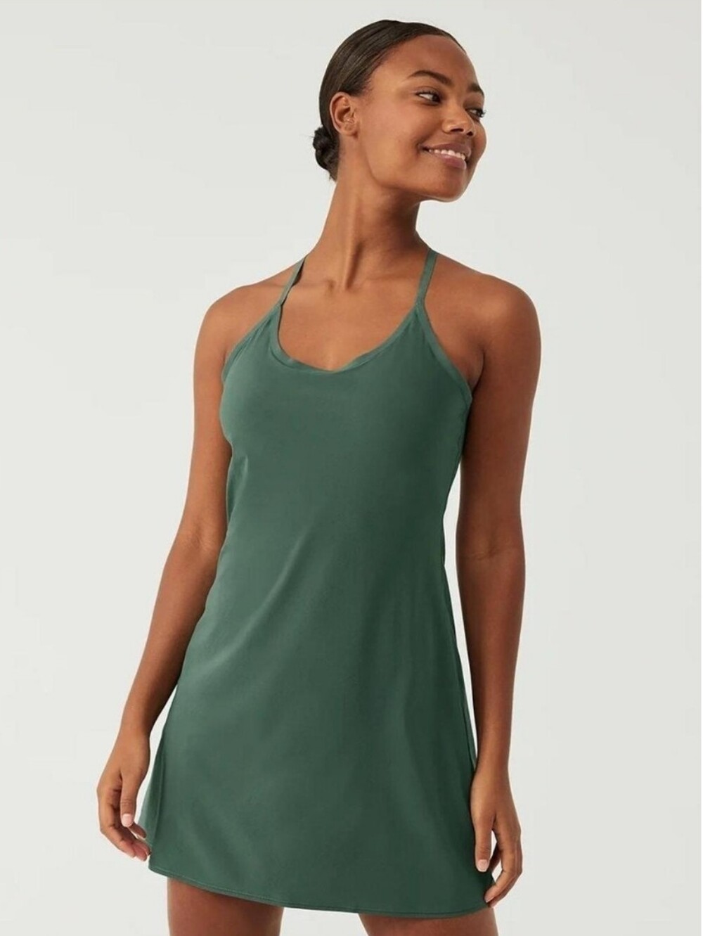 NWT Outdoor Voices The Exercise Dress - Green - Size Extra Large (MSRP $100)